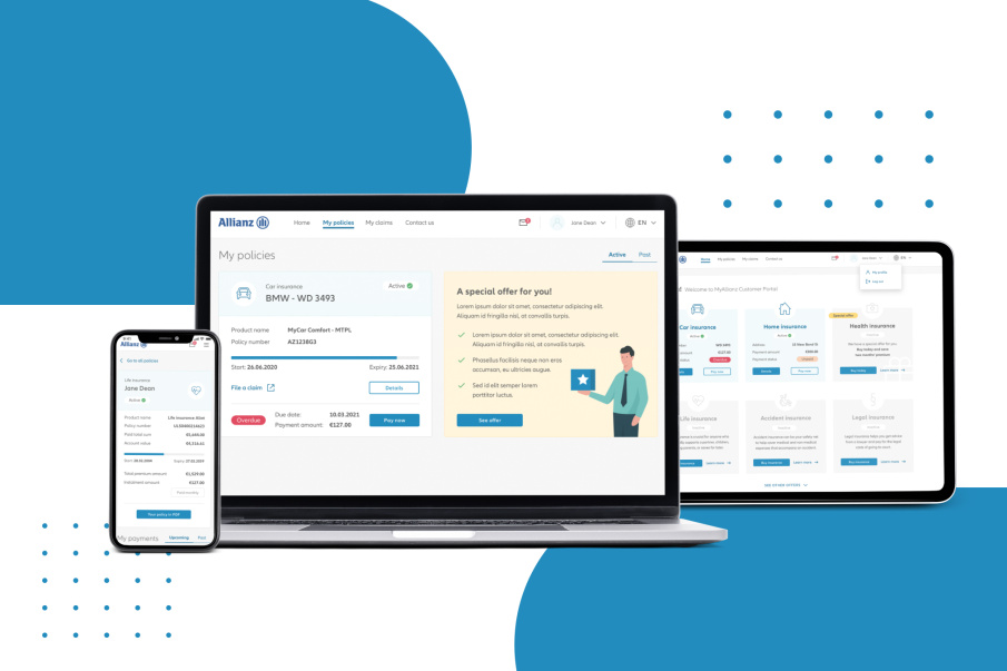 Customer Portal and My Account for Insurance Clients